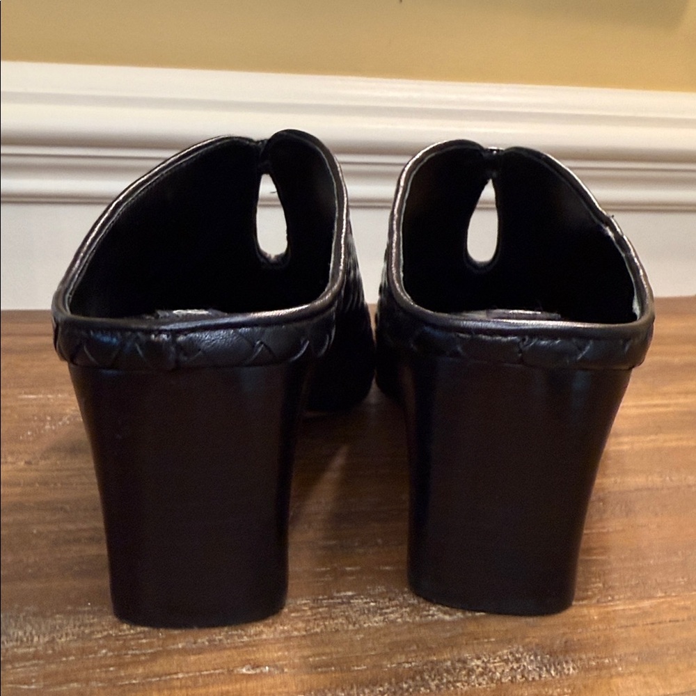 Brighton Tynan Woven Leather Mules View 5